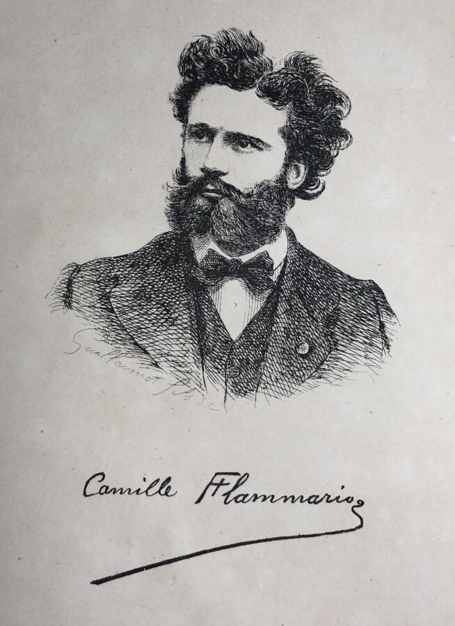FLAMMARION (Camille). - Les étoiles et les curiosités du ciel. Edité à Paris ch…
