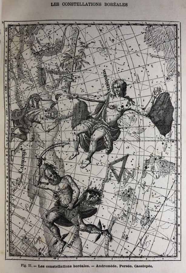 FLAMMARION (Camille). - Les étoiles et les curiosités du ciel. Edité à Paris ch…