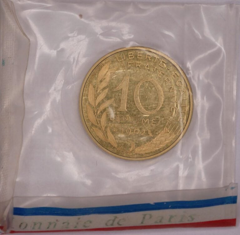 * France - Cinquième République - Piéfort de la 10 Centimes Marianne 1962 - A :…