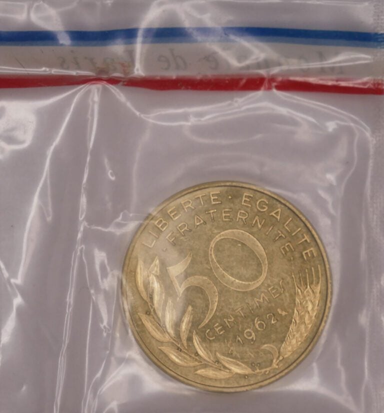 * France - Cinquième République - Piéfort de la 50 Centimes Marianne 1962 - A :…