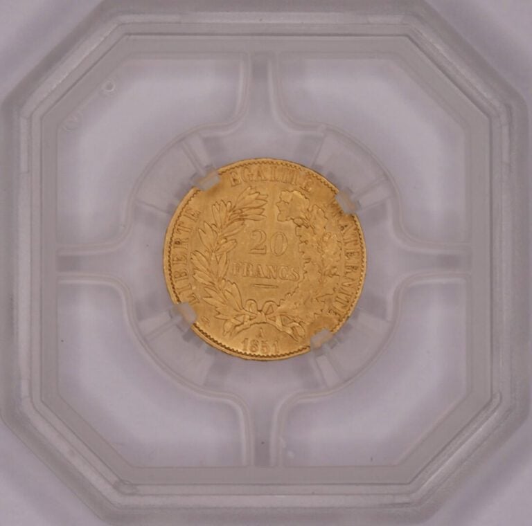 * France - IIe République (1848-1852) - 20 Francs Cérès 1851 A (Paris) - A : Tê…