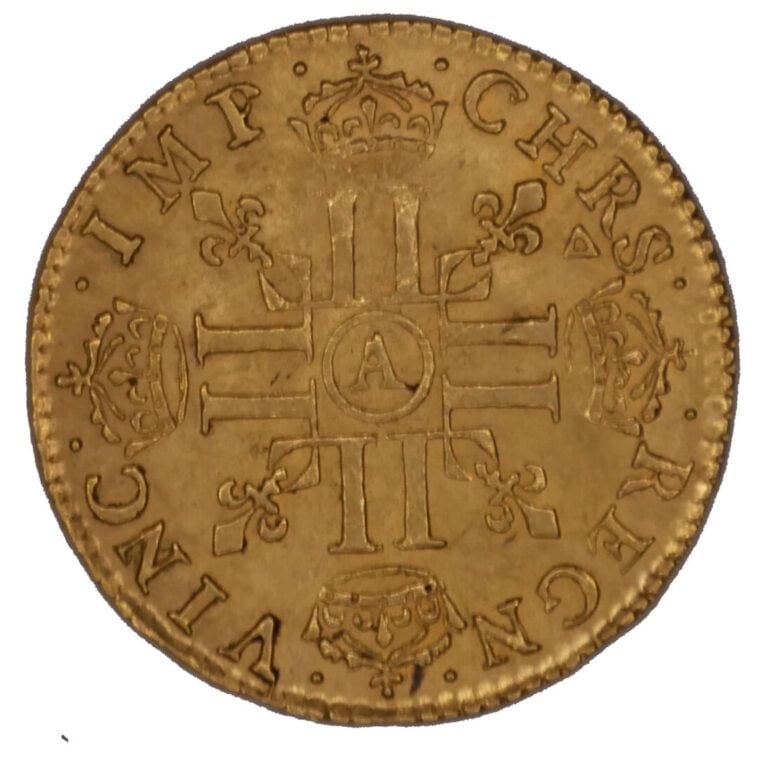 * France - Louis XIV (1643-1715) - Demi-Louis d'or à la mèche longue 1651 A (Pa…