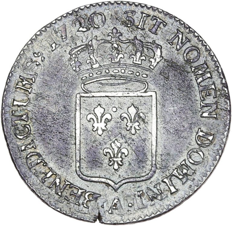 France - Louis XV (1715-1774) - Lot de deux monnaies comprenant : - -Un Ecu 172…