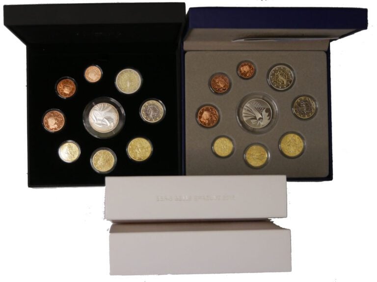 France - Monnaie de Paris - Lot de deux coffrets BE (Belle Épreuve) années 2018…