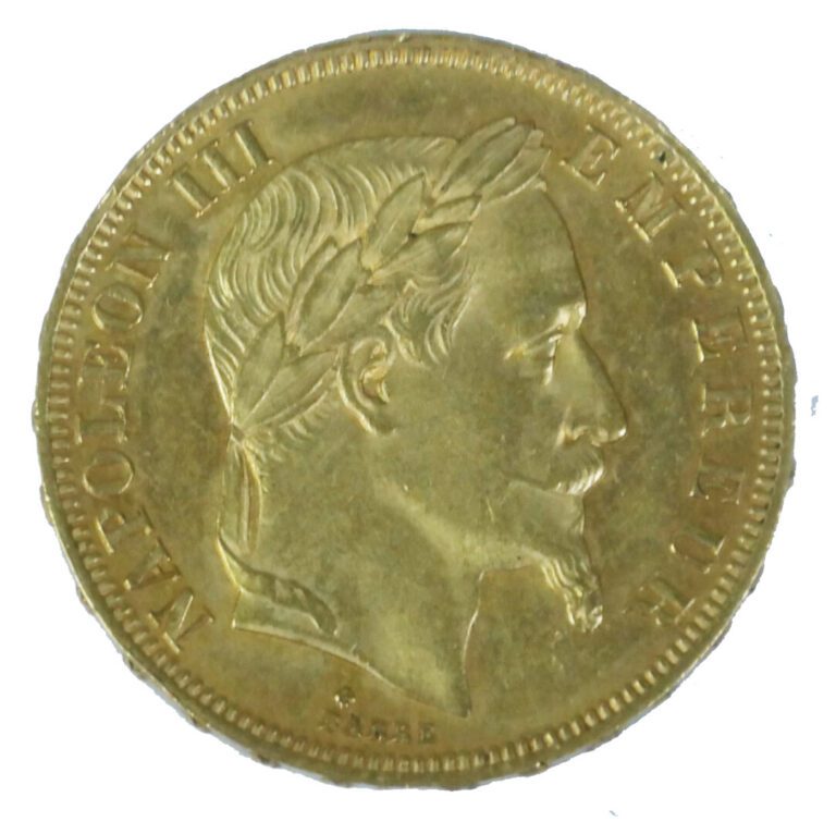 France - Napoléon III (1852-1870) - 50 Francs Napoléon III Tête laurée 1866 BB…