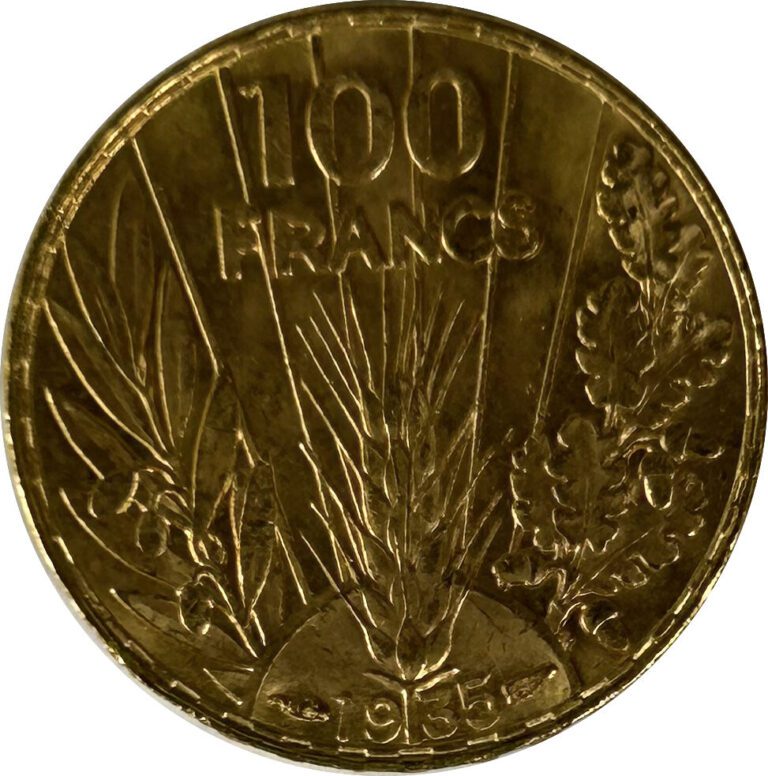 France - Troisième République (1870-1940) - 100 Francs Bazor 1935 - A : Tête de…