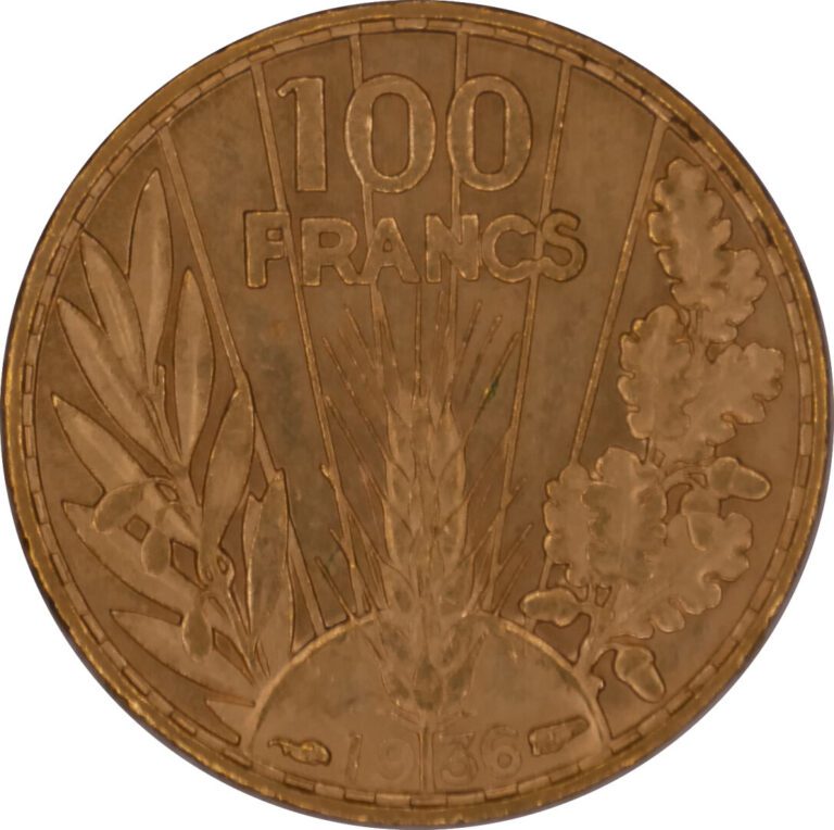 * France - Troisième République (1870-1940) - 100 Francs Bazor 1936 - A : Tête…