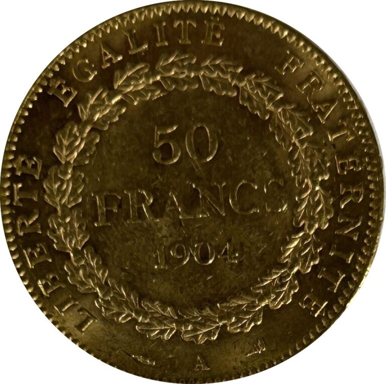 France - Troisième République (1870-1940) - 50 Francs 1904 A (Paris) - A : Géni…