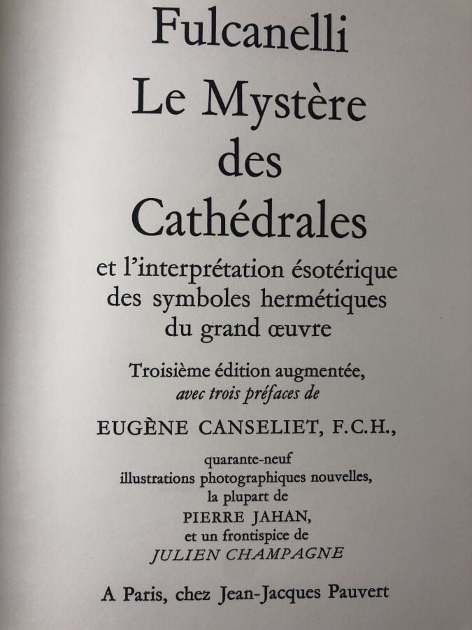 FULCANELLI - Le mystère des cathédrales et l'interprétation ésotérique des symb…