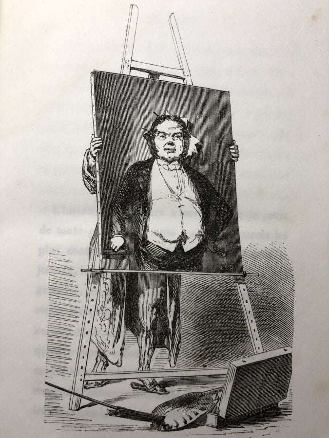 GAVARNI. - Masques et visages. Edité à Paris chez Paulin et Lechevalier en 1857…