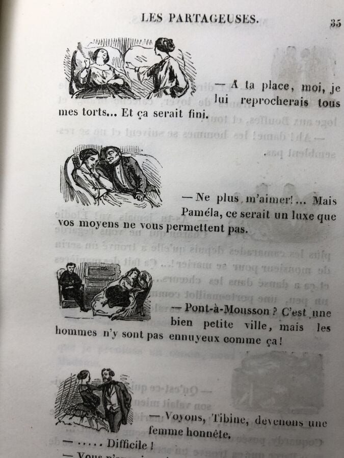 GAVARNI. - Masques et visages. Edité à Paris chez Paulin et Lechevalier en 1857…