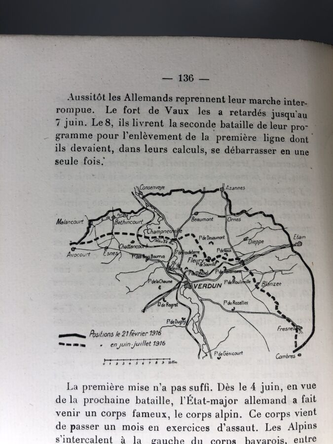 GILLET (Louis) - La bataille de Verdun. Édité à Paris chez G. Van Oest et Cie e…