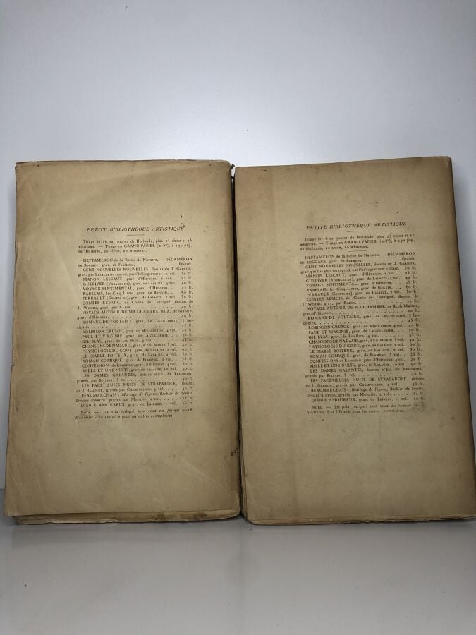 HOFFMANN. - Contes fantastiques. Edité à Paris chez Jouaust en 1883. 2 volumes…