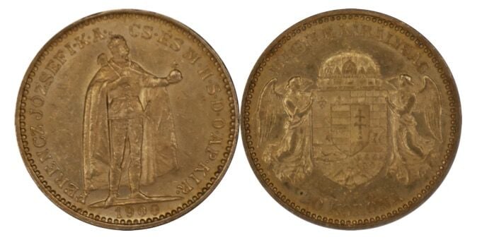 * Hongrie - François Joseph Ier (1867-1916) - 20 Korona 1900 - A : François Jos…