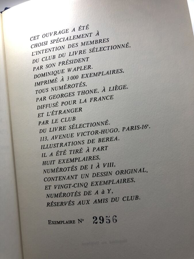 HORIA (Vintila). - Le chevalier de la résignation. Edité à Genève chez le club…