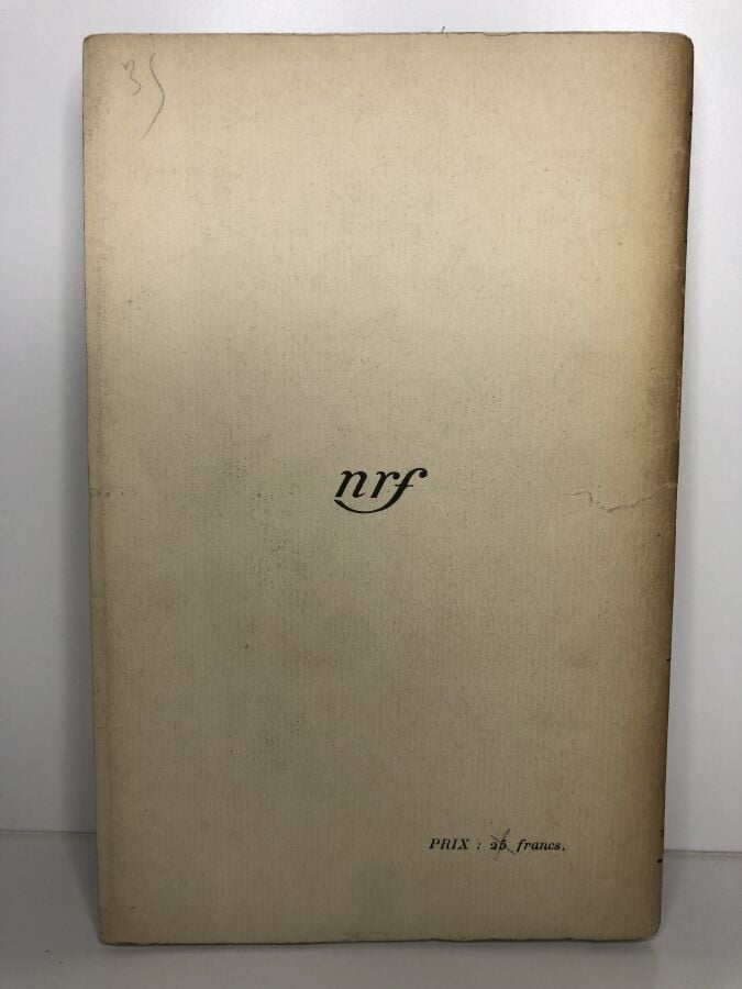 HUMBOURG (Pierre). - Tous feux éteints. Edité à Paris chez Gallimard en 1928. D…