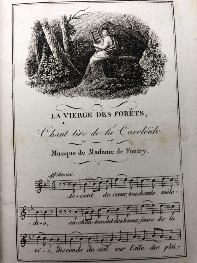 INCONNU - Le Troubadour, almanach lyrique dédié aux dames. Edité à Paris chez L…