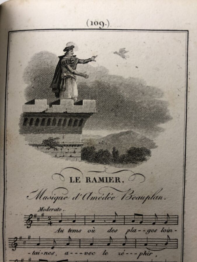 INCONNU - Le Troubadour, almanach lyrique dédié aux dames. Edité à Paris chez L…