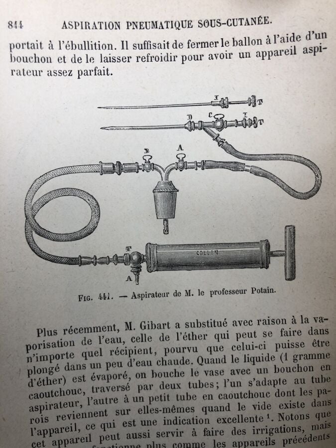 JAMAIN (M.A). - Manuel de petite chirurgie. Édité à Paris chez Felix Alcan en 1…