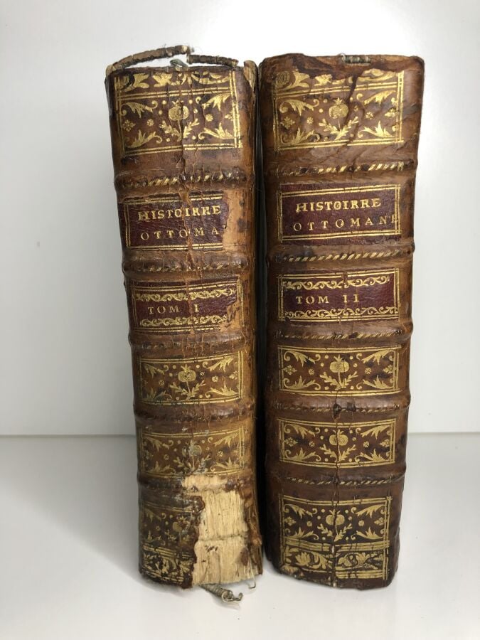 LA CROIX (M. de). - Abbrégé chronologique de l'histoire Ottoman, tome 1 et 2. É…