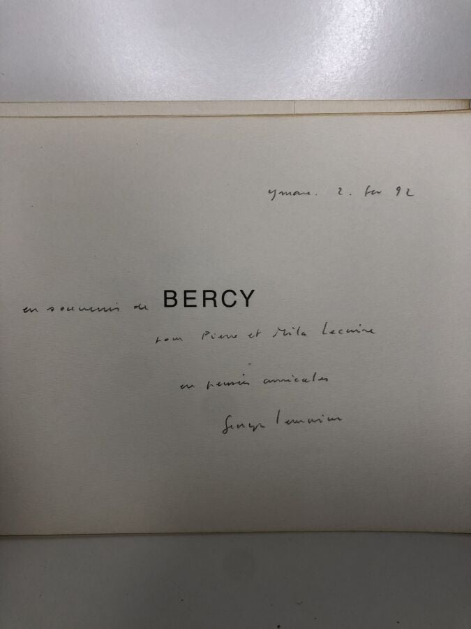 LEMOINE (Georges). - Bercy. Édité à Paris chez Gallimard en 1992. De format in-…