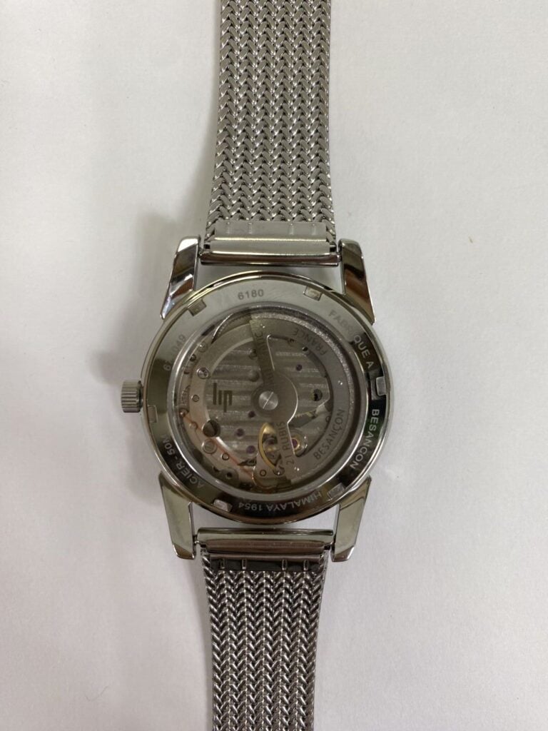LIP - Montre bracelet d'homme modèle "Himalaya", fabriquée à Besançon - Cadran…