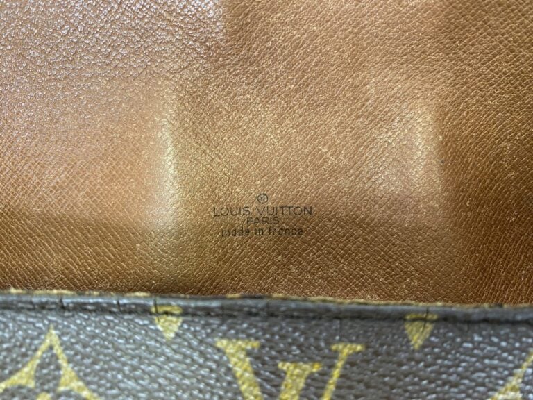 Louis VUITTON - Sac "Saint Cloud" en toile monogram et cuir naturel, bandoulièr…