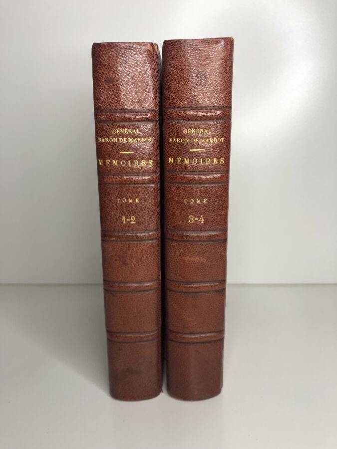 MARBOT (Baron de) - Mémoires du Général Baron de Marbot, 2 volumes, 4 tomes. Éd…