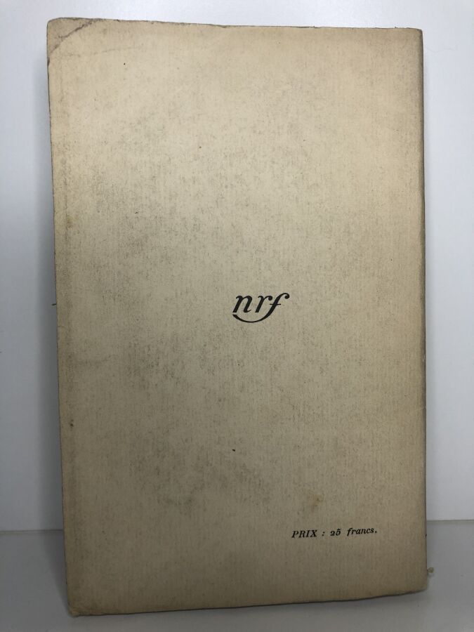 MAURICE (Martin). - Amour, terre inconnue. Edité à Paris chez Gallimard en 1928…