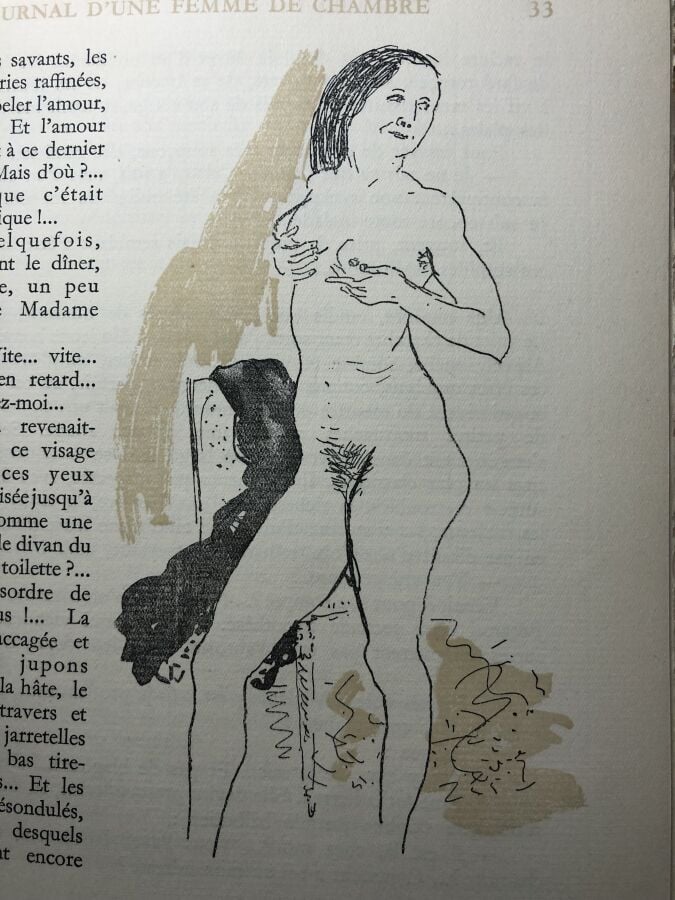 MIRBEAU (Octave). - Le journal d'une femme de chambre. Edité à Paris chez les é…