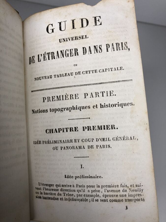 MONTEMONT (Albert). - Guide universel de l'étranger dans Paris ou Nouveau table…