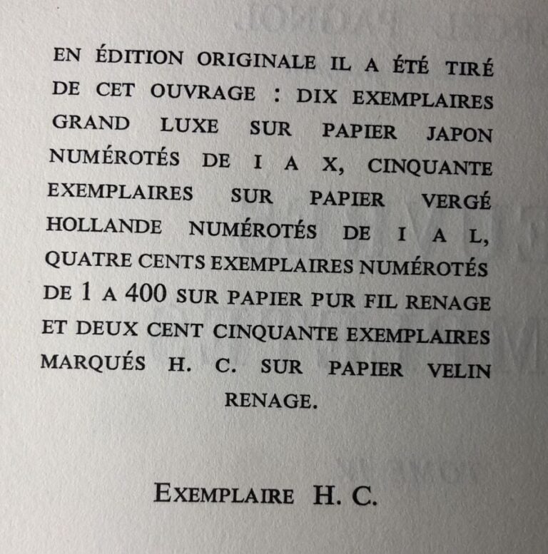 PAGNOL (Marcel) - OEuvres complètes, Judas, Fabien, Jofroi, tome IV. Edité à Pa…