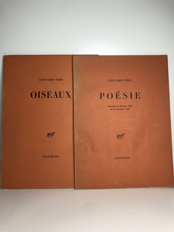 PERSE (John Saint) - Amer - Oiseaux - Pour Dante - Poésie. Édité à Paris chez G…