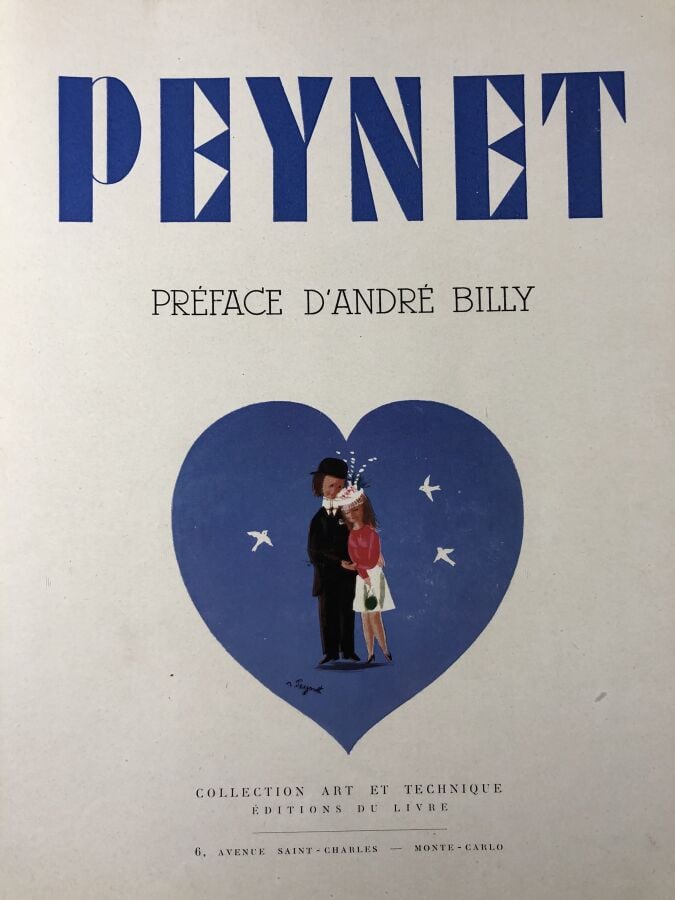PEYNET. - Peynet. Edité à Monte Carlos chez les éditions du Livre en 1943. De f…