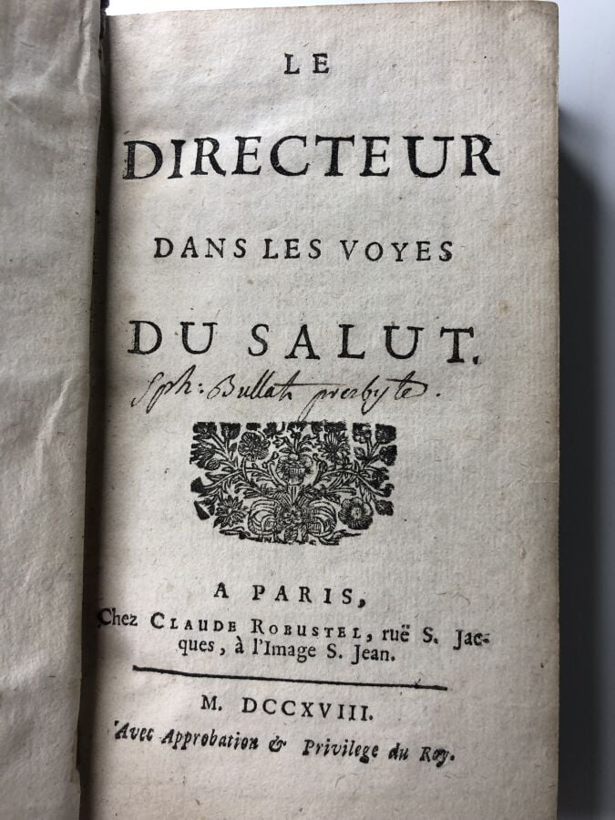 PINAMONTI (Le Père J.-P. jésuite) - Le directeur dans les voyes du salut. Edité…