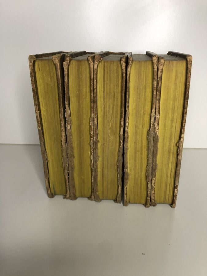 RACINE (Jean). - Oeuvres de Jean Racine, 5 volumes (complet). Édité à Paris che…
