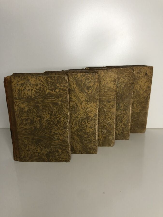 RACINE (Jean). - Oeuvres de Jean Racine, 5 volumes (complet). Édité à Paris che…