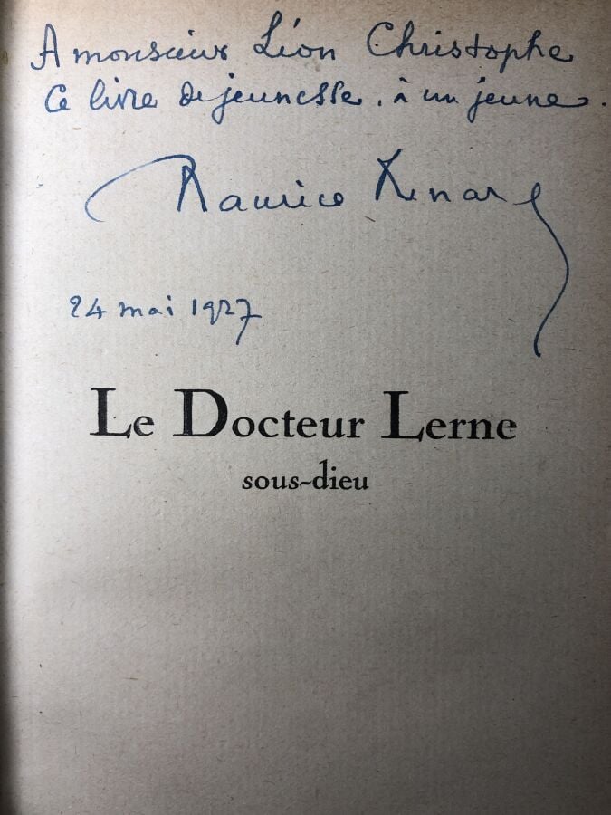 RENARD (Maurice). - Le Docteur Lerne sous-dieu. Édité à Paris chez L'édition fr…