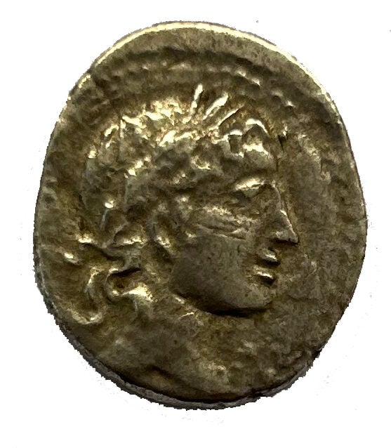 * Rome - Vibia (90 avant J.C) - Denier - A : Tête laurée d'apollon à droite - R…