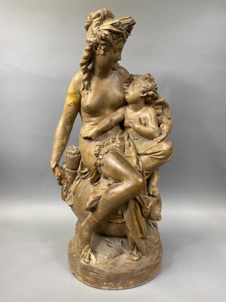 Albert-Ernest DE CARRIER-BELLEUSE (1824-1887), d'après - La Source - Groupe en…