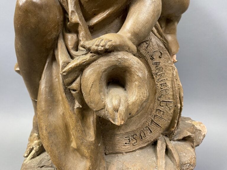 Albert-Ernest DE CARRIER-BELLEUSE (1824-1887), d'après - La Source - Groupe en…