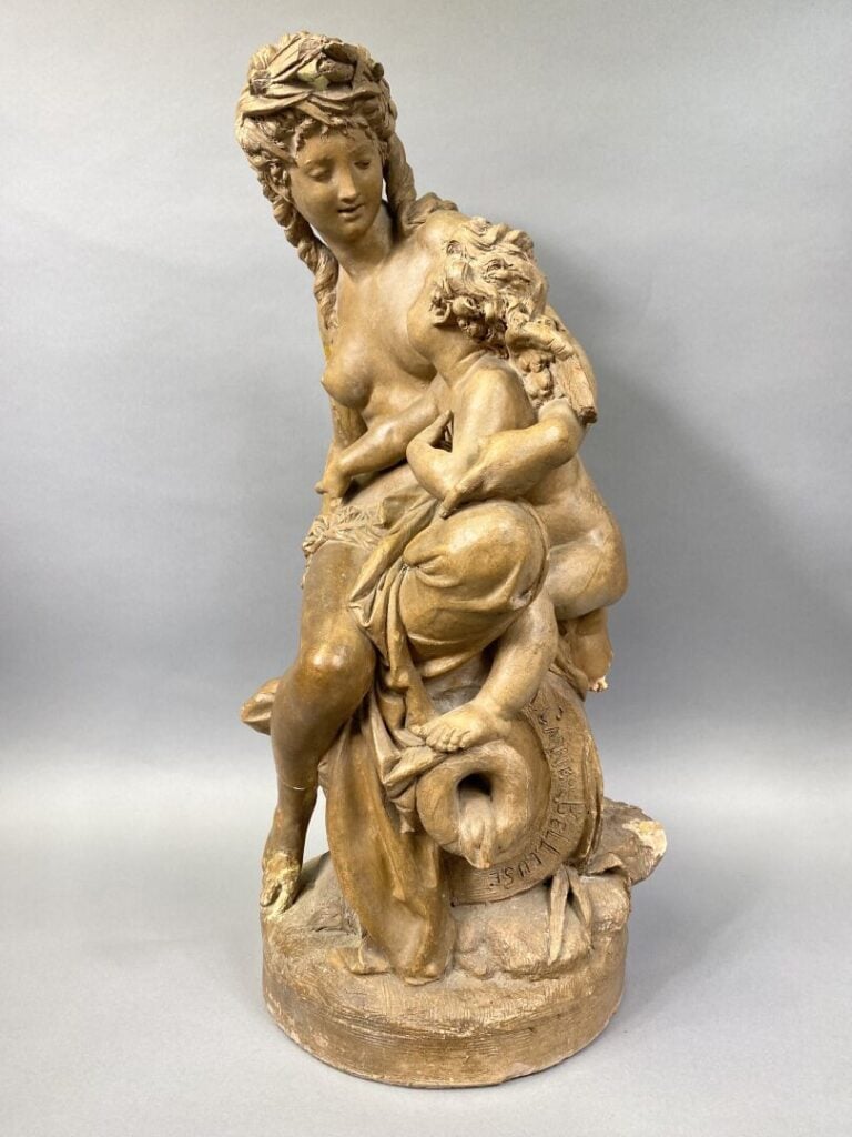 Albert-Ernest DE CARRIER-BELLEUSE (1824-1887), d'après - La Source - Groupe en…
