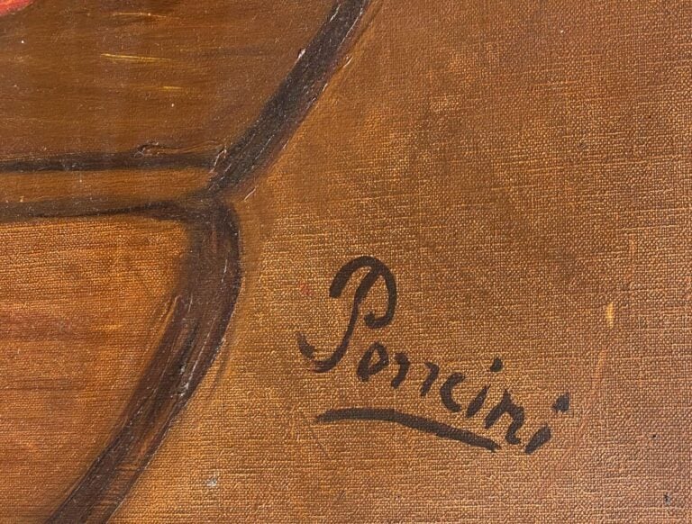 André PONCINI (1916-1988) - Nature morte - Huile sur toile - Signée en bas à dr…