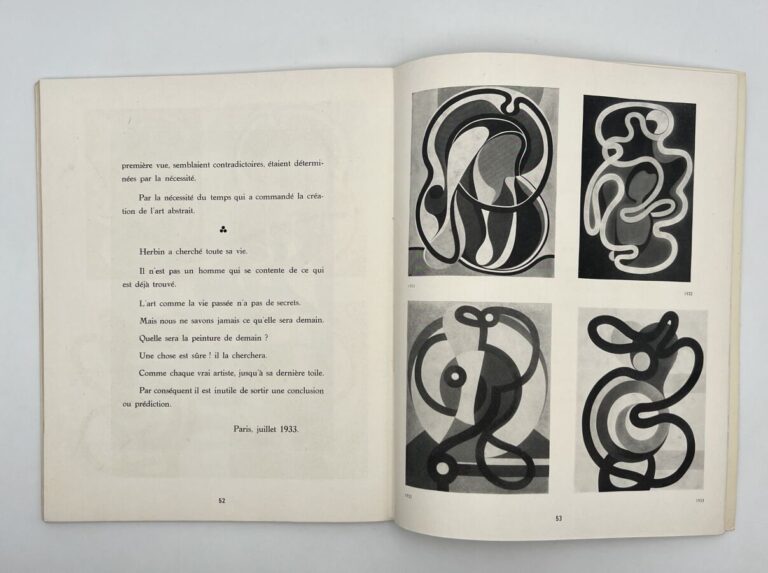 AUGUSTE HERBIN - Anatole Jakowsky, Herbin, Éditions "Abstraction-Création", Par…