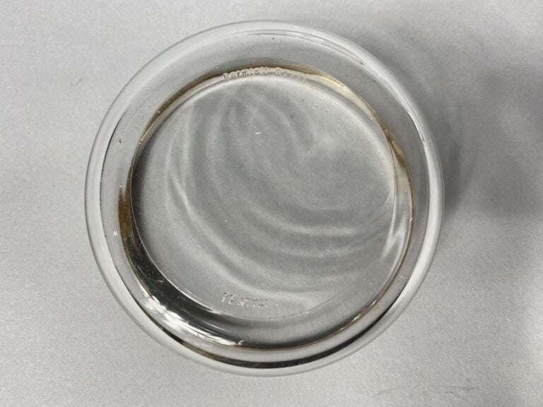 BORMIOLI ROCCO - Glacière à caviar en verre et monture en métal argenté - D : 1…