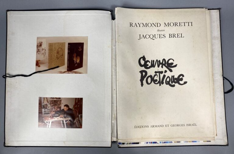 BREL, Jacques - L'Homme de la Mancha - Illustrations de Raymond MORETTI - Paris…