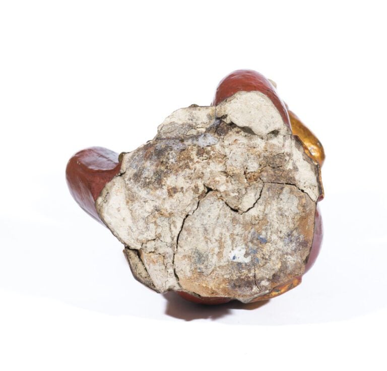 Brûle-parfum et groupe deux chiens de fo jouant avec une balle en quartz rose -…