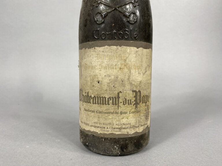 Châteauneuf-du-Pape - Une Bouteille, 1988 - (étiquette effacée, abimée, niveau…