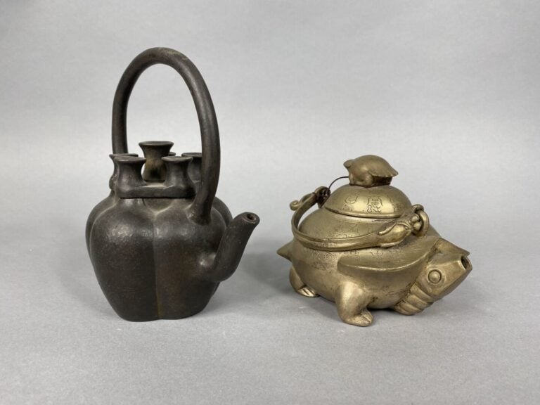 Chine et divers - Ensemble de théières de formes et tailles diverses - Certaine…