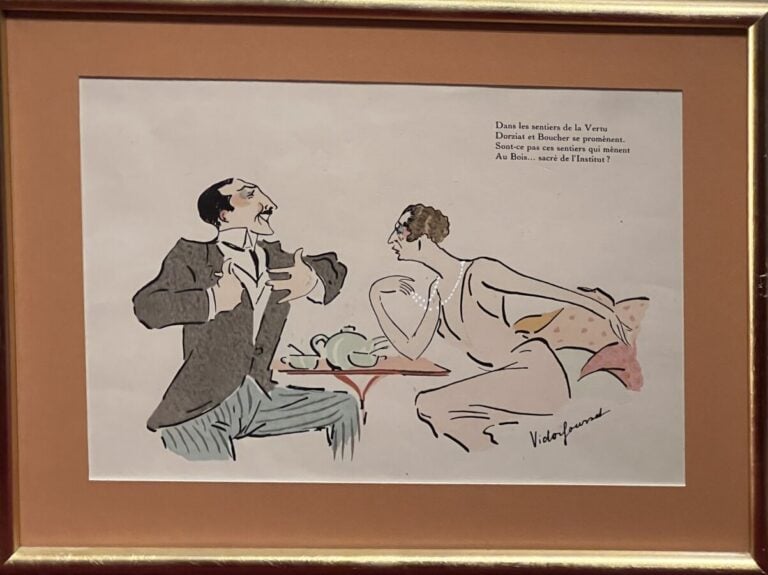 D'après Victor Fournal (?) - Suite de six caricatures - Reproductions - 33 x 22…